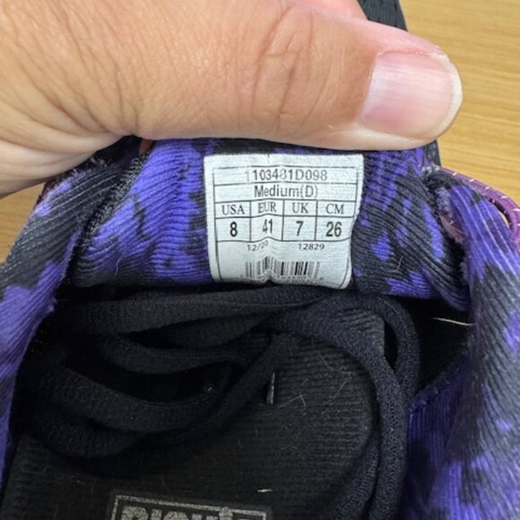 Brooks Men's Ghost 13 shoes Black / Purple Size 8 Medium - Picture 11 of 11